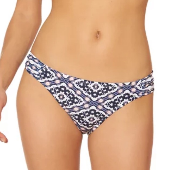 Jessica Simpson Side Shirred Swim Hipster Bottoms - Picture 1 of 5